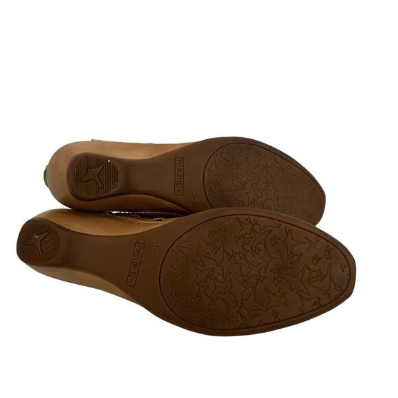 Pikolinos Womens Size 36 Romana Tan Casual Slingback Sandals - Picture 7 of 8